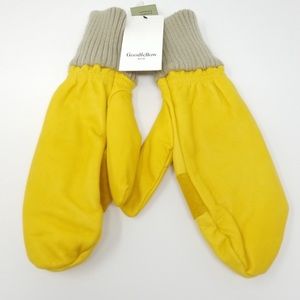 Goodfellow & Co. Yellow Leather Chopper Gloves